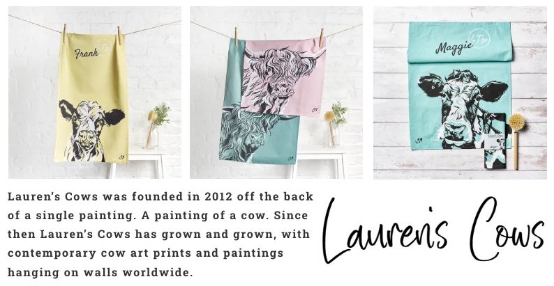 Lauren's Cows at Gifts Instead of Flowers